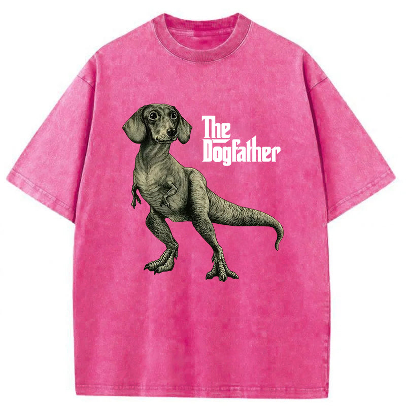 The Dogfather Washed Unisex Tee