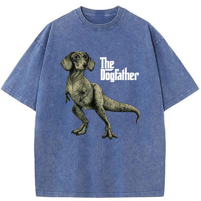 The Dogfather Washed Unisex Tee