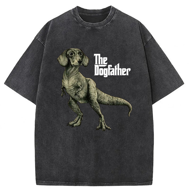 The Dogfather Washed Unisex Tee