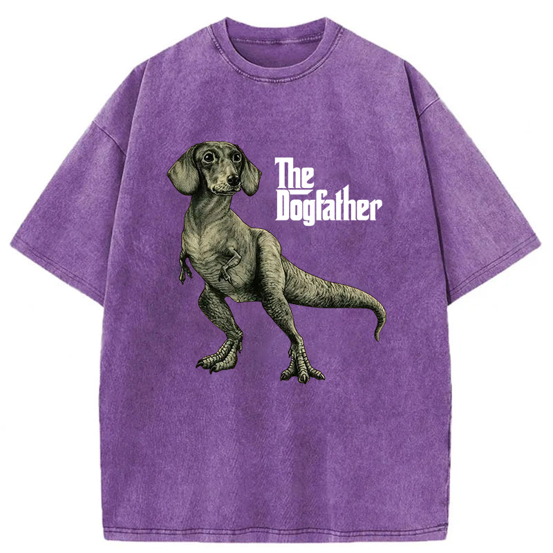 The Dogfather Washed Unisex Tee