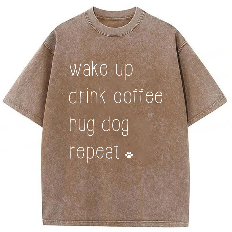 Wake Up Washed Unisex Tee