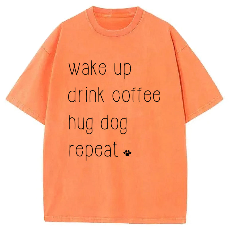 Wake Up Washed Unisex Tee
