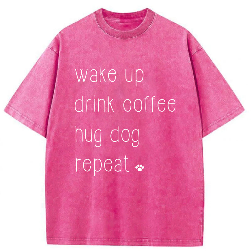 Wake Up Washed Unisex Tee
