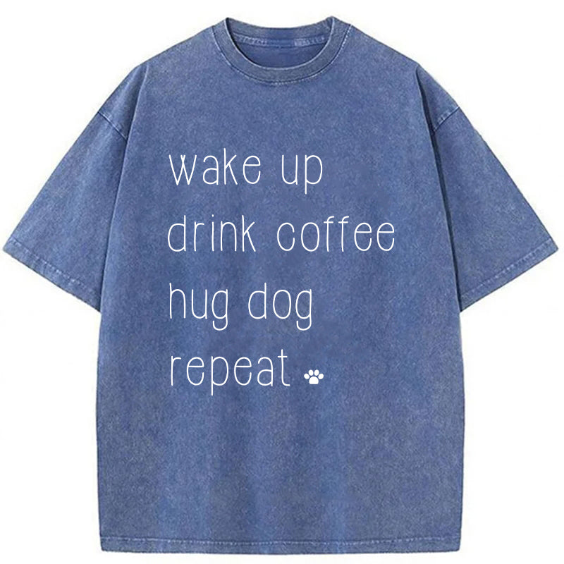 Wake Up Washed Unisex Tee