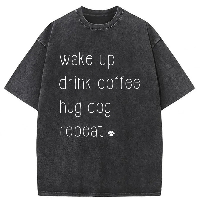 Wake Up Washed Unisex Tee