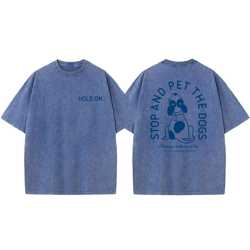 Hold On Washed Unisex Tee