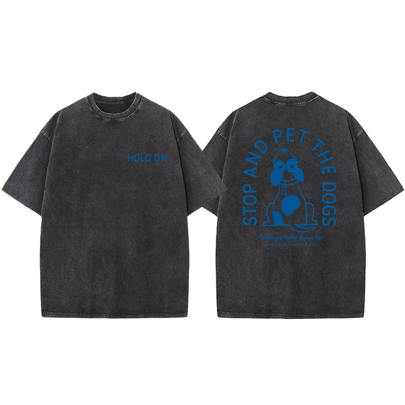 Hold On Washed Unisex Tee