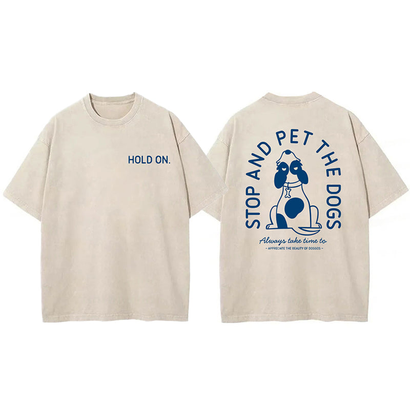 Hold On Washed Unisex Tee