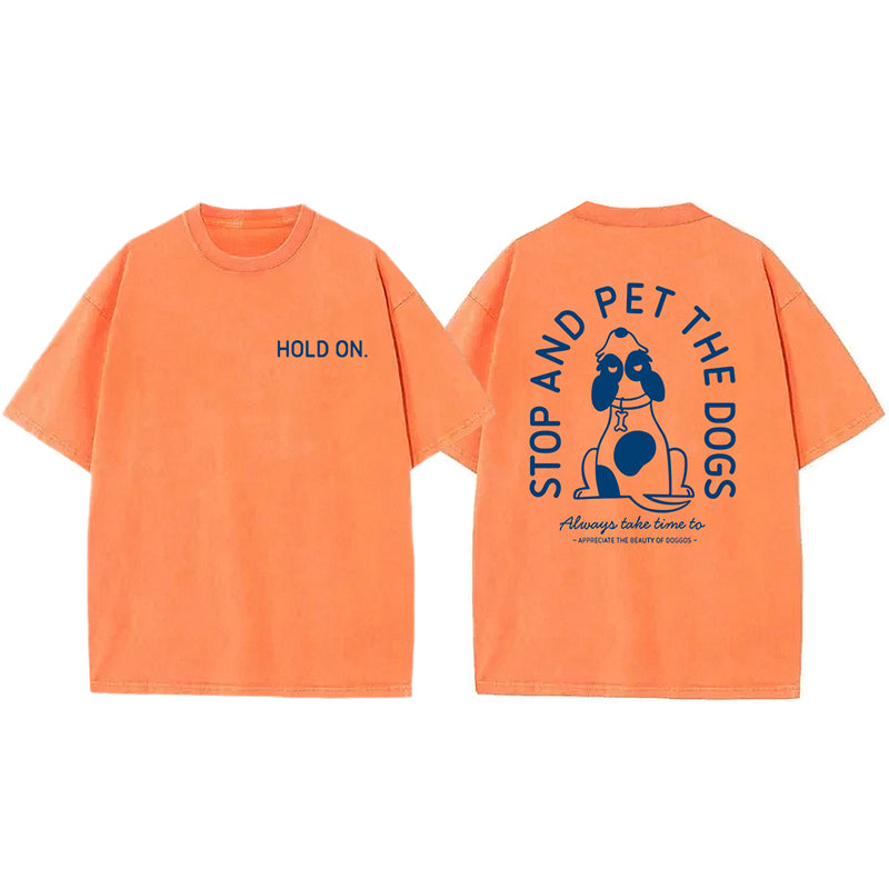 Hold On Washed Unisex Tee