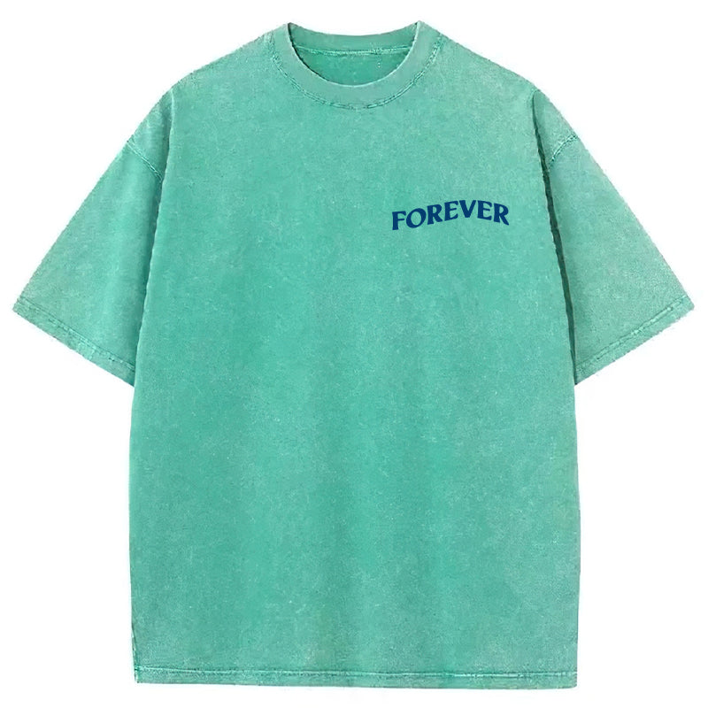 ME MY DOG AND I  FOREVER Washed Unisex Tee