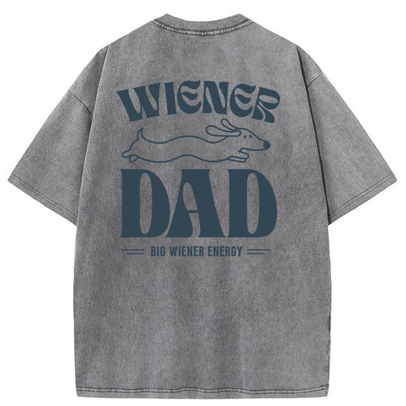 Wiener Dad Washed Unisex Tee