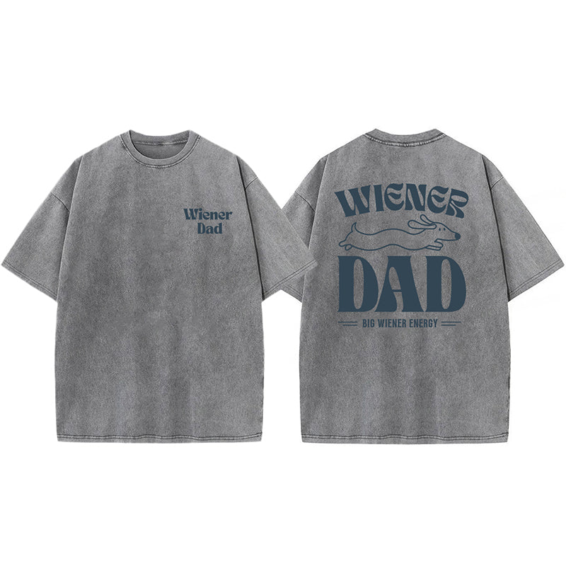 Wiener Dad Washed Unisex Tee
