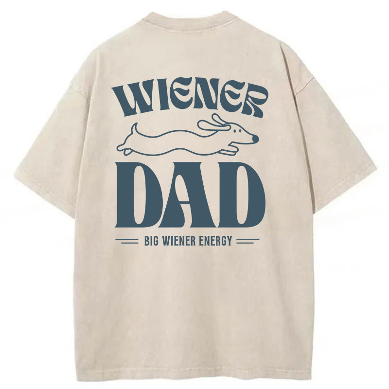 Wiener Dad Washed Unisex Tee
