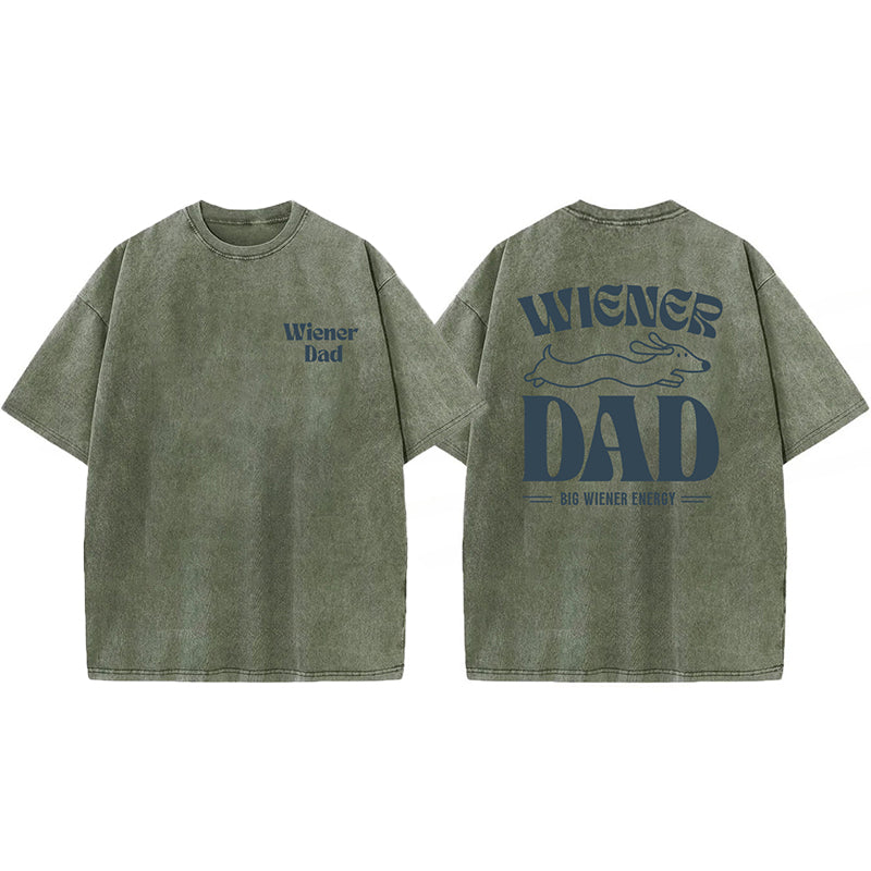 Wiener Dad Washed Unisex Tee