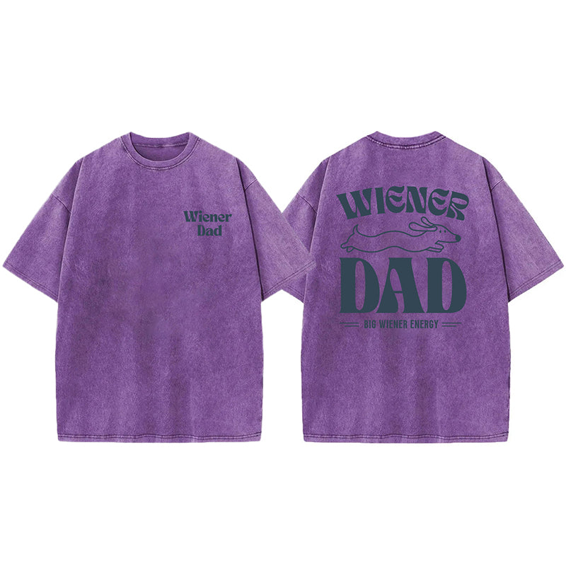 Wiener Dad Washed Unisex Tee