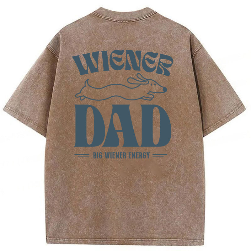 Wiener Dad Washed Unisex Tee