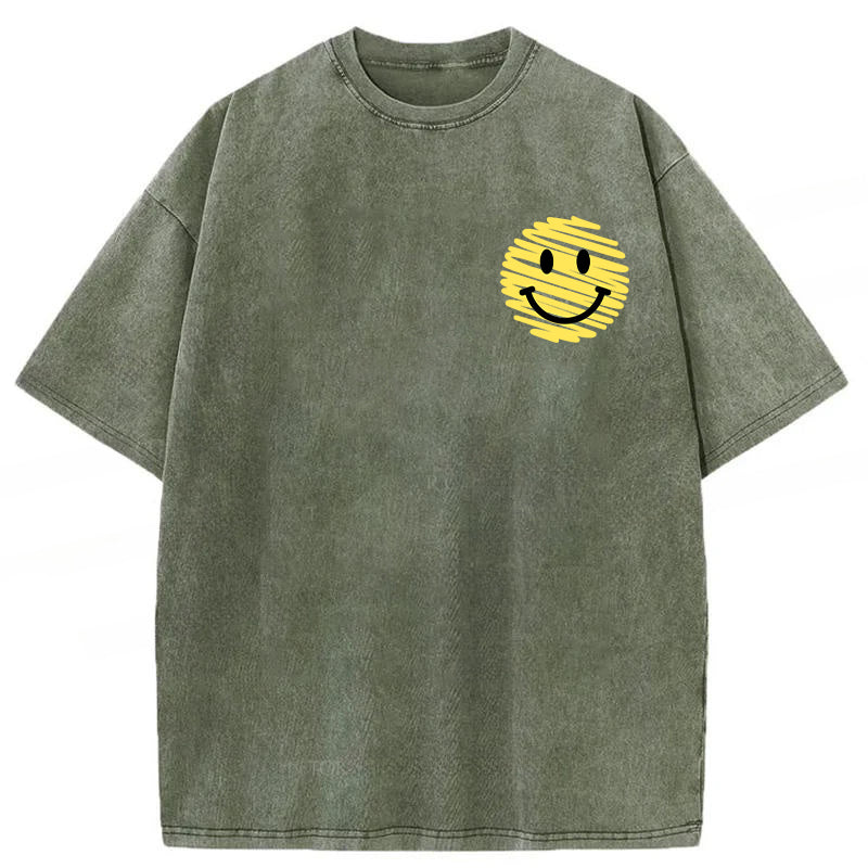 My Dog Is The Reason I Smile Everyday Washed Unisex Tee