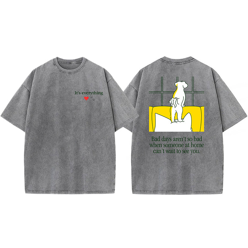 Bad Days Aren't So Bad Washed Unisex Tee