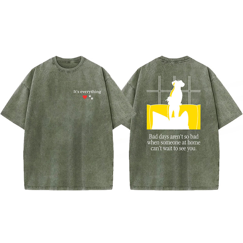 Bad Days Aren't So Bad Washed Unisex Tee