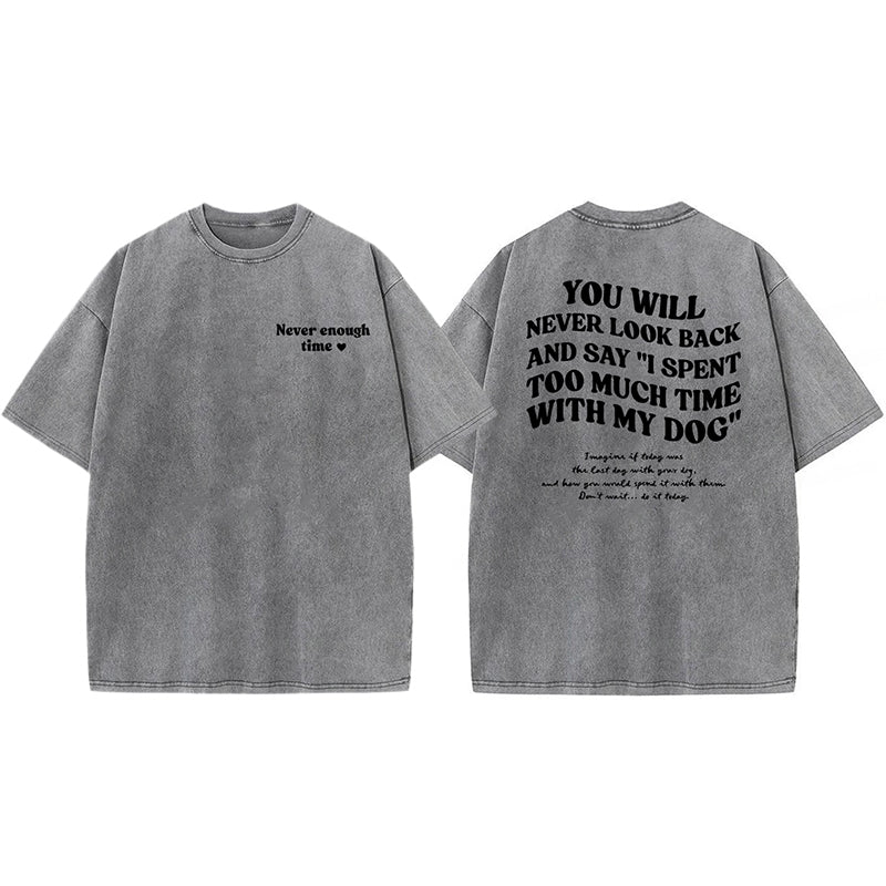 You Will Never Look Back Washed Unisex Tee