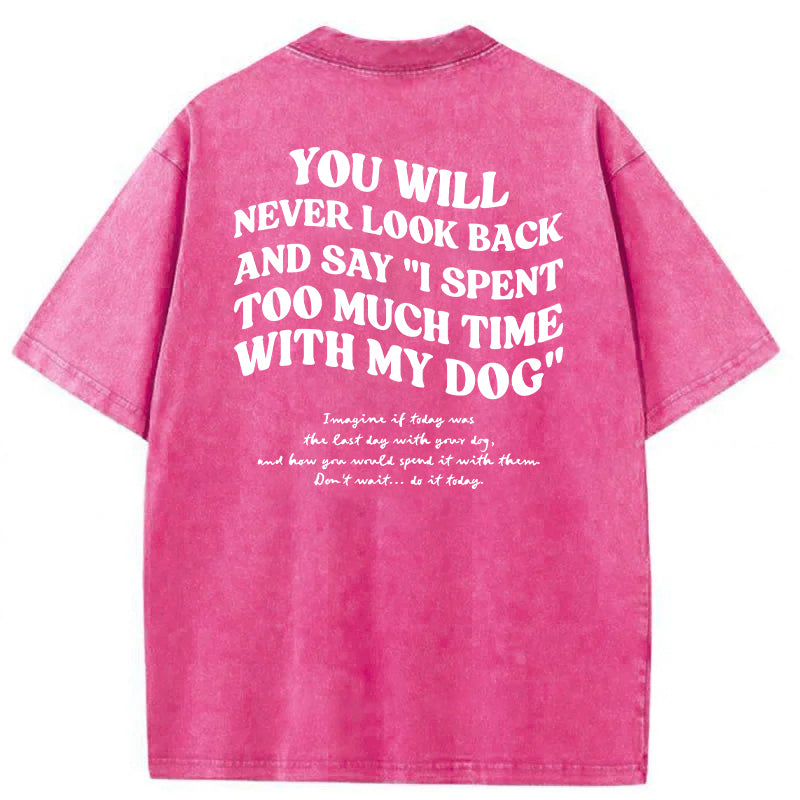 You Will Never Look Back Washed Unisex Tee