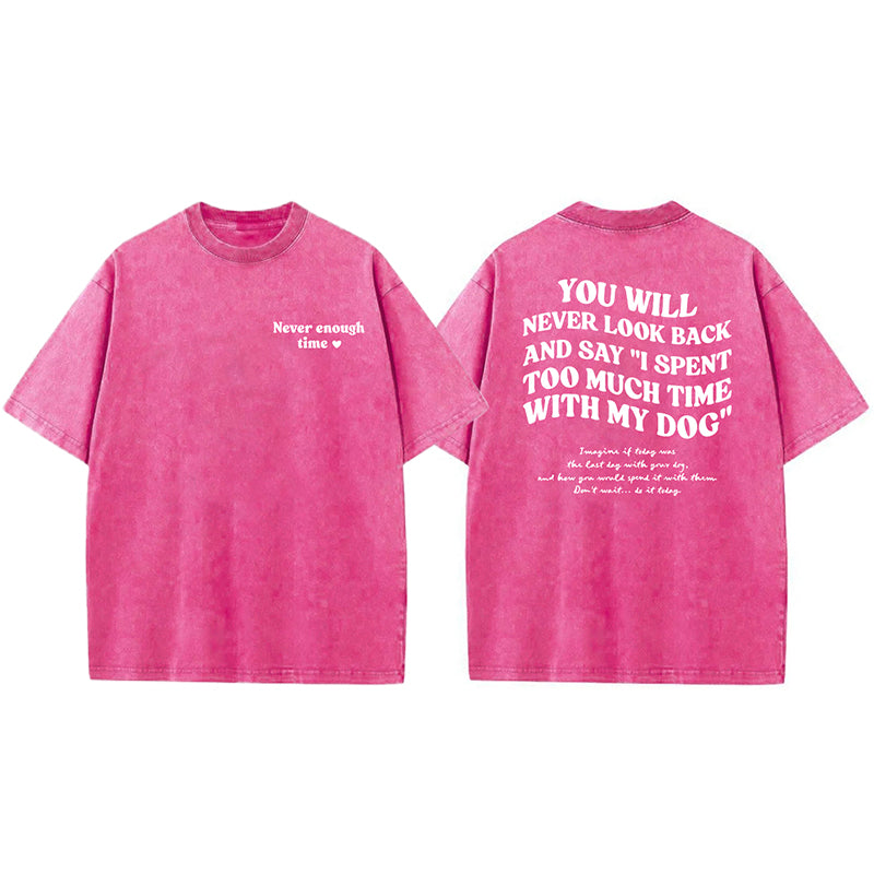 You Will Never Look Back Washed Unisex Tee