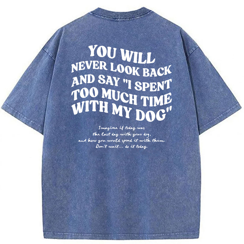 You Will Never Look Back Washed Unisex Tee