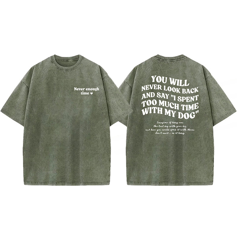 You Will Never Look Back Washed Unisex Tee