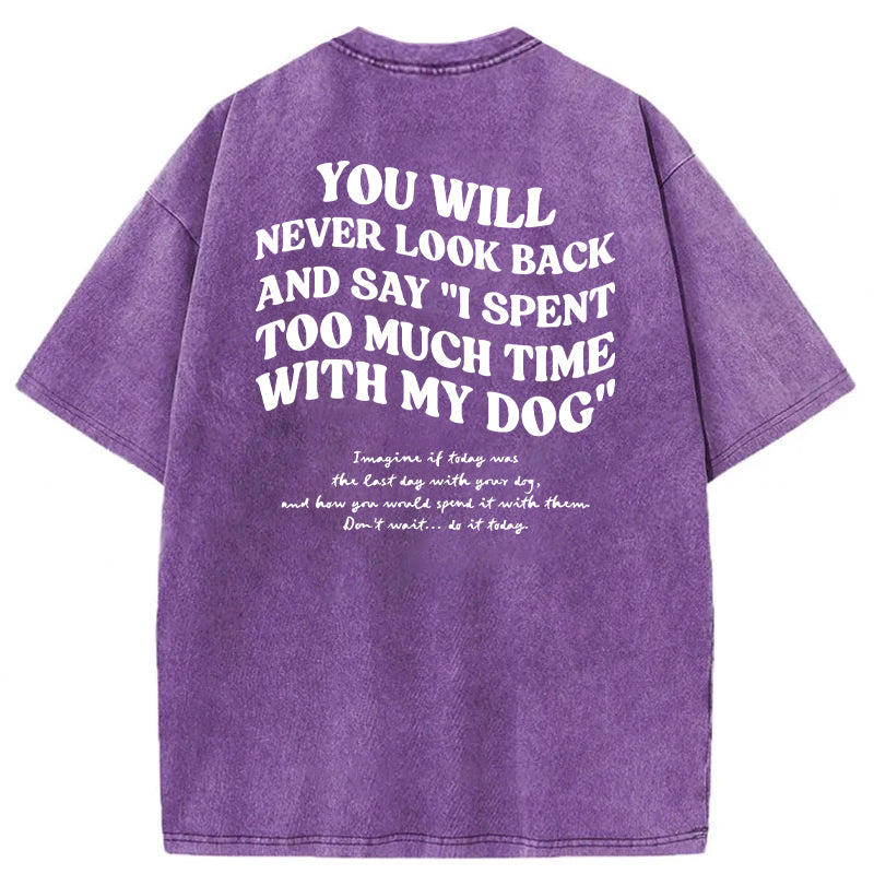 You Will Never Look Back Washed Unisex Tee