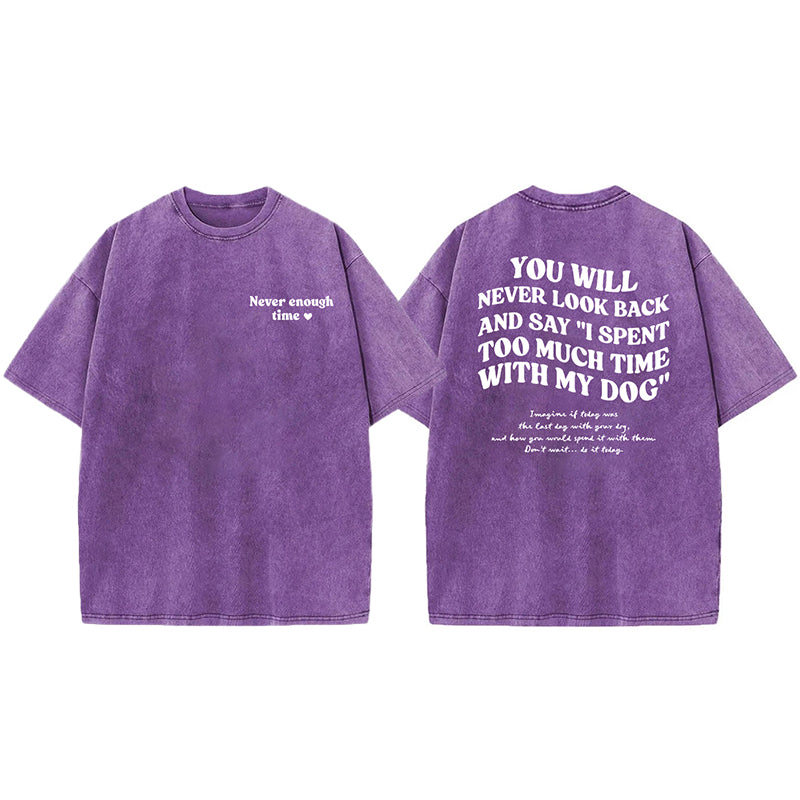 You Will Never Look Back Washed Unisex Tee