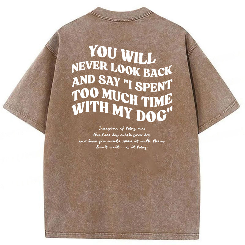 You Will Never Look Back Washed Unisex Tee