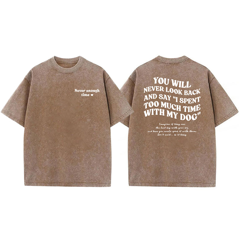 You Will Never Look Back Washed Unisex Tee