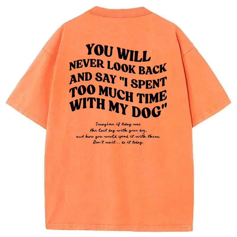 You Will Never Look Back Washed Unisex Tee