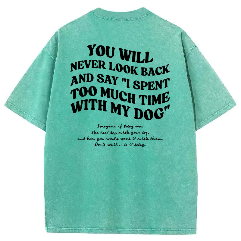 You Will Never Look Back Washed Unisex Tee