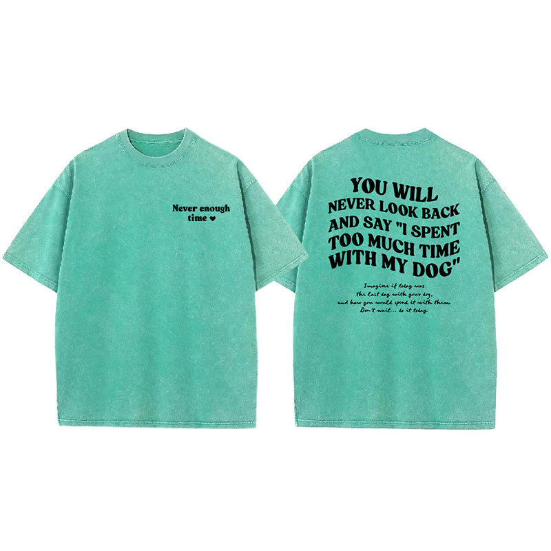 You Will Never Look Back Washed Unisex Tee