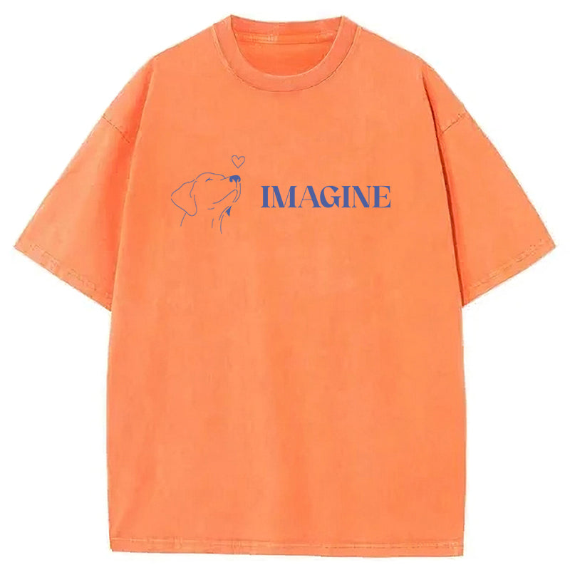 Imagine If We Loved Each Other Washed Unisex Tee